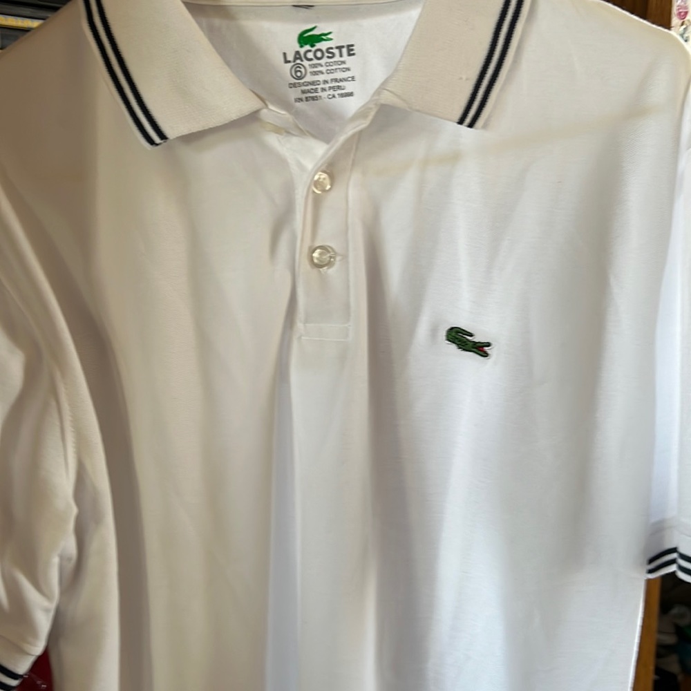 Lacoste WHITE Polo